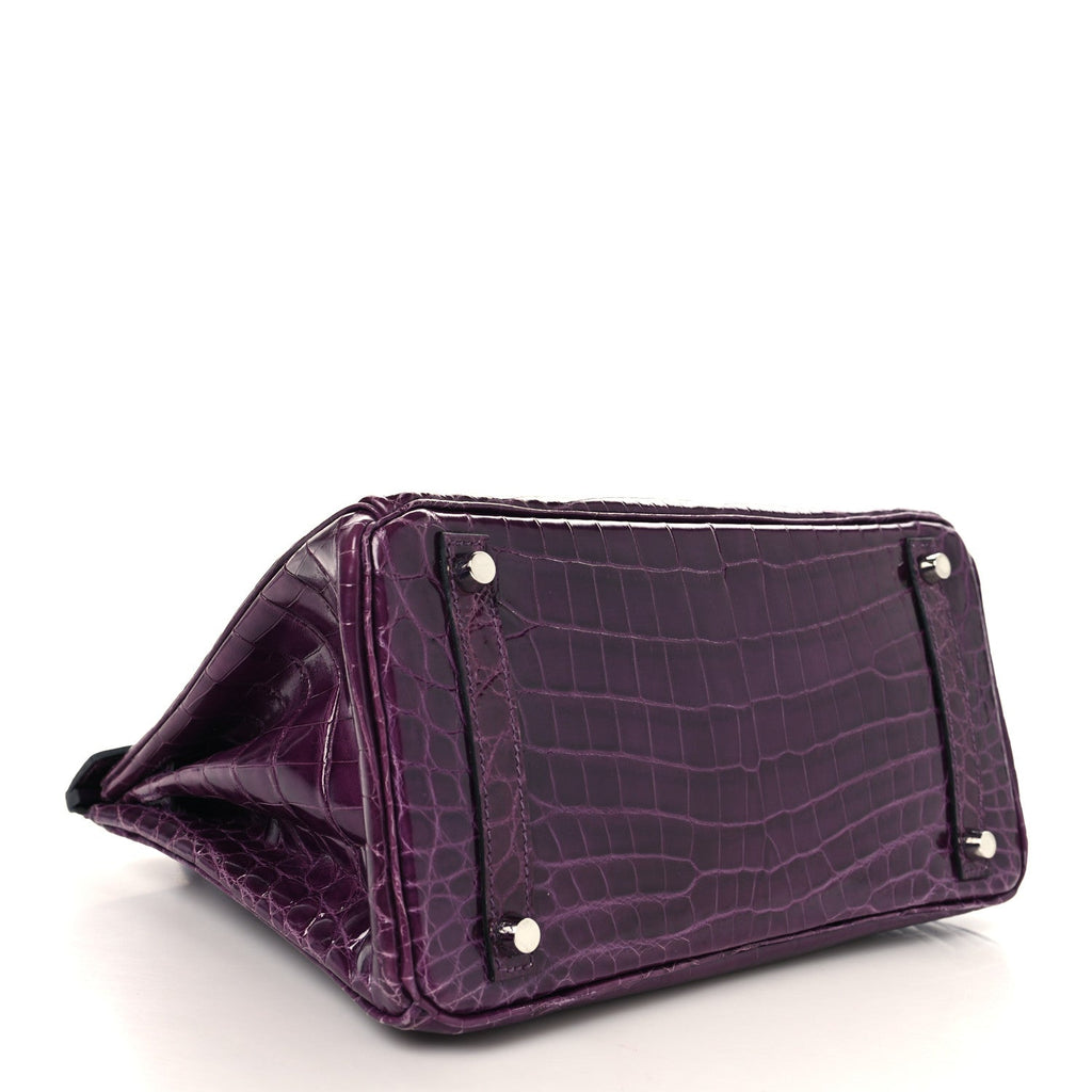 Shiny Niloticus Crocodile Birkin 30 Cassis