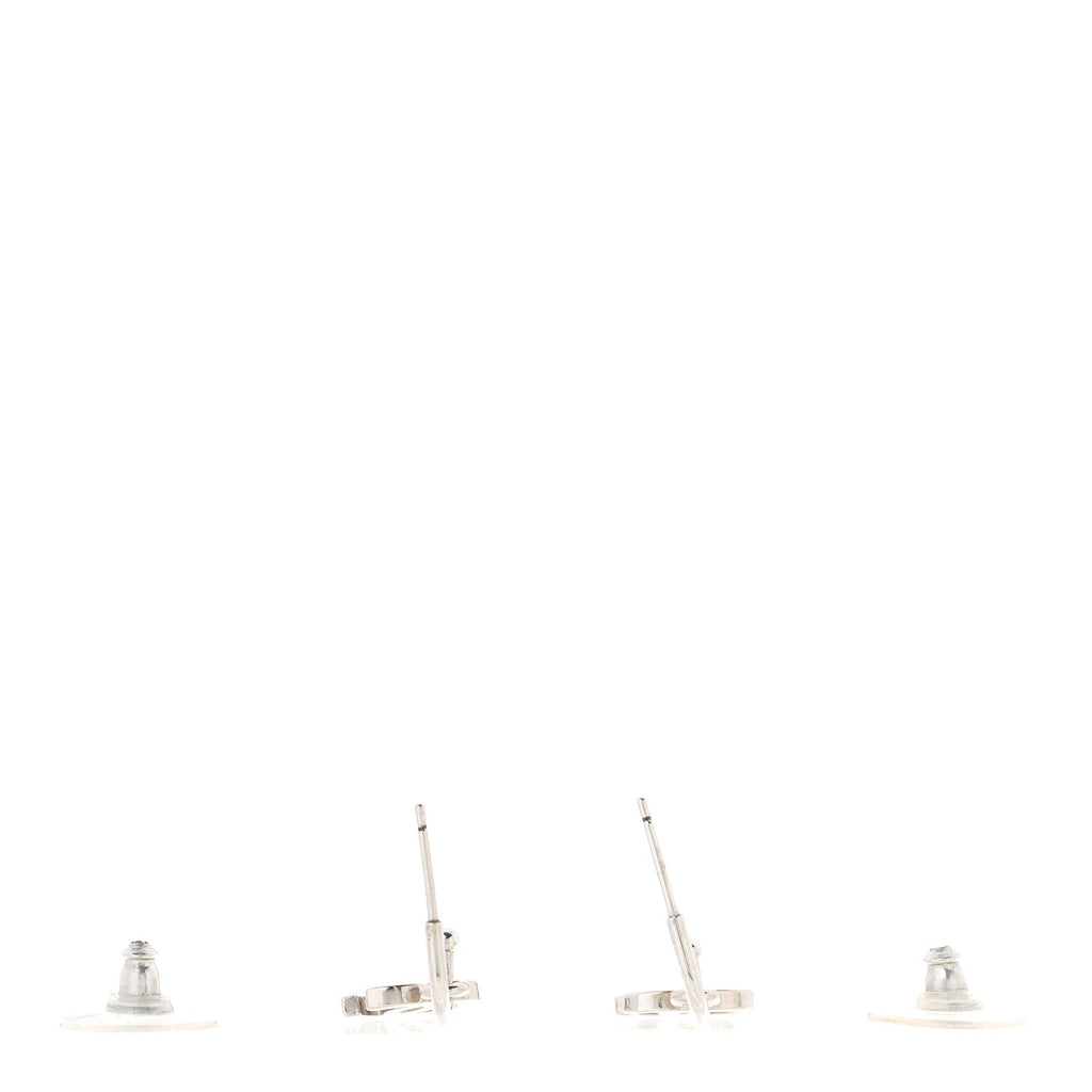 CC Drop Earrings Silver