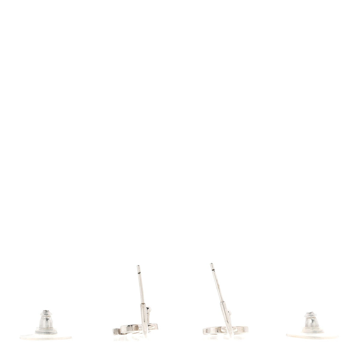 CC Drop Earrings Silver