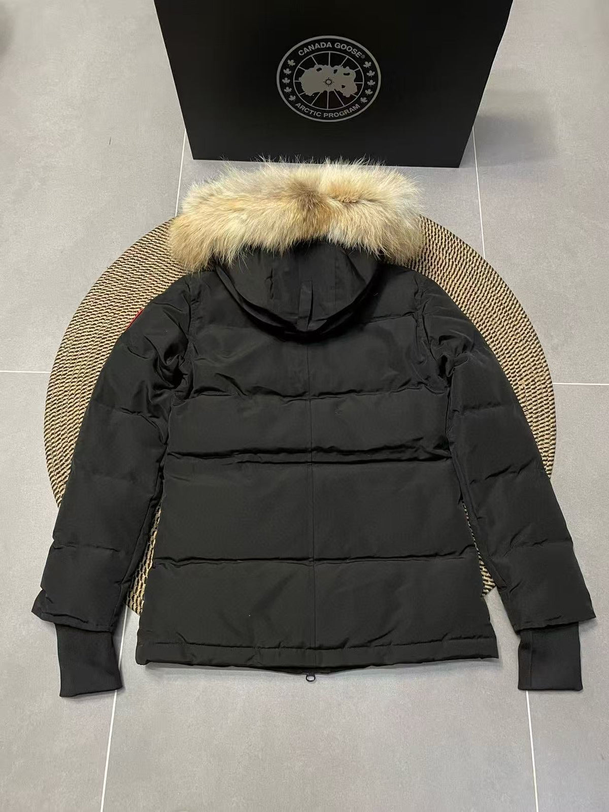C. Goose Women's Chelsea Parka Black Cotton