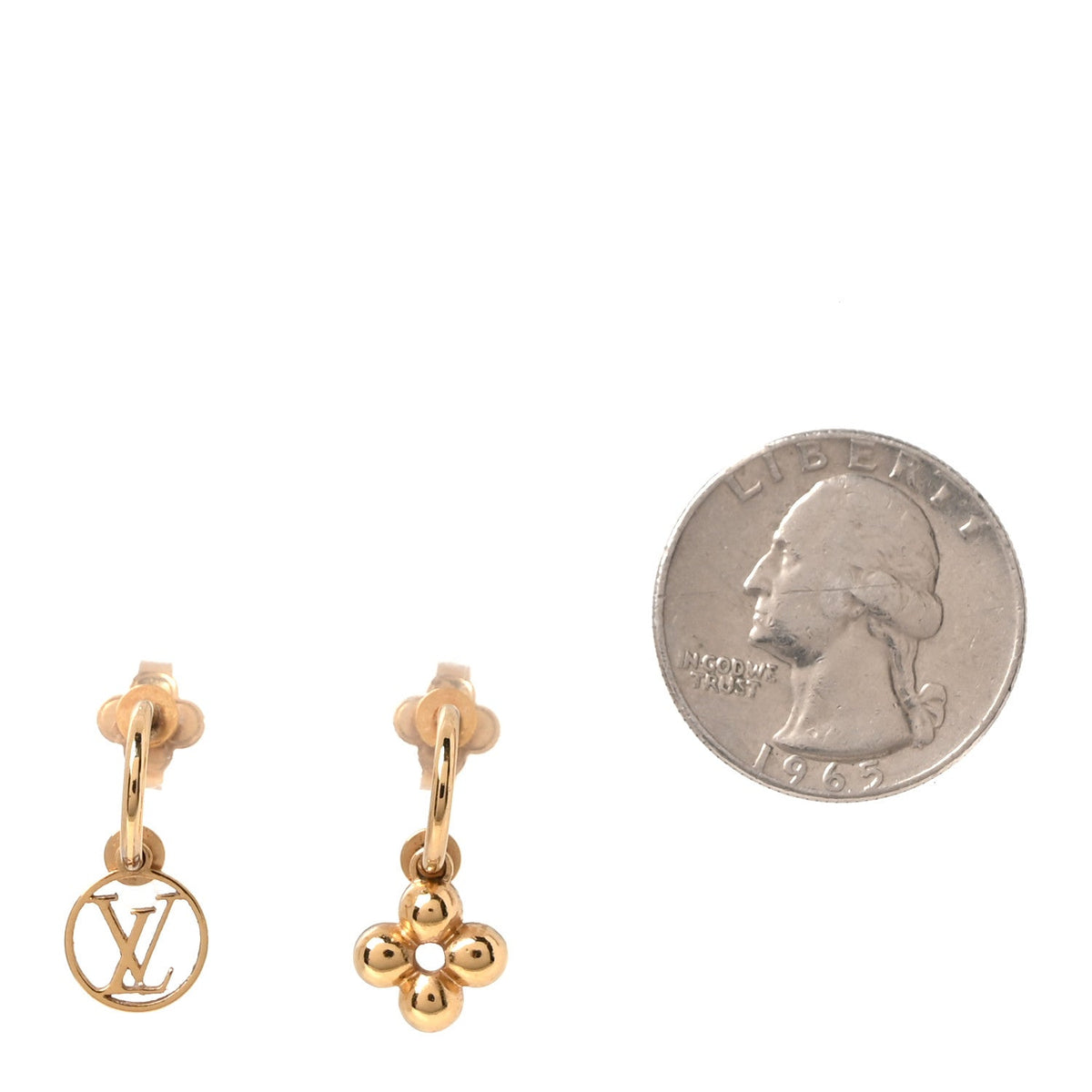 Brass Blooming Earrings Gold