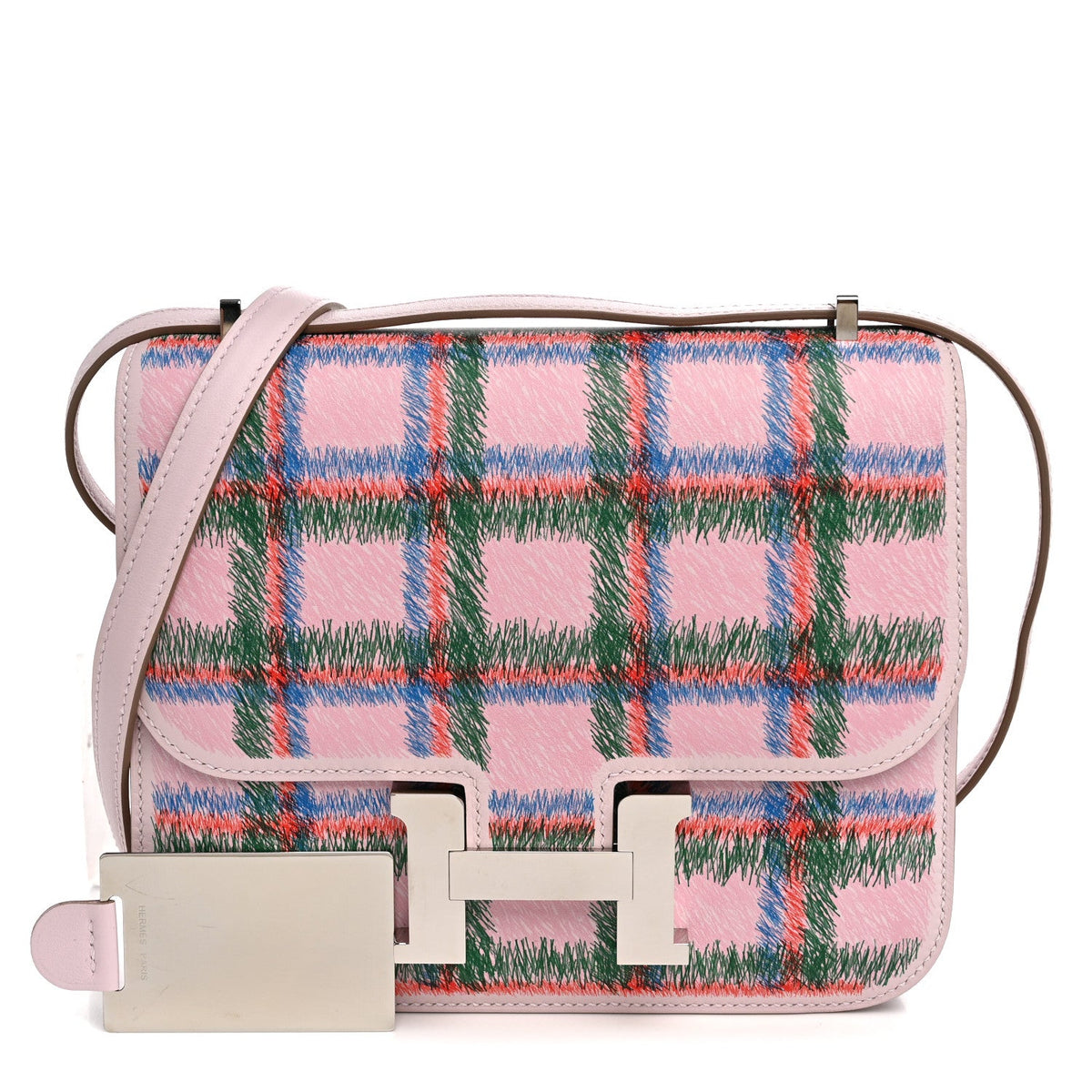 Swift Tartan Printed Constance 18 Mauve Pale