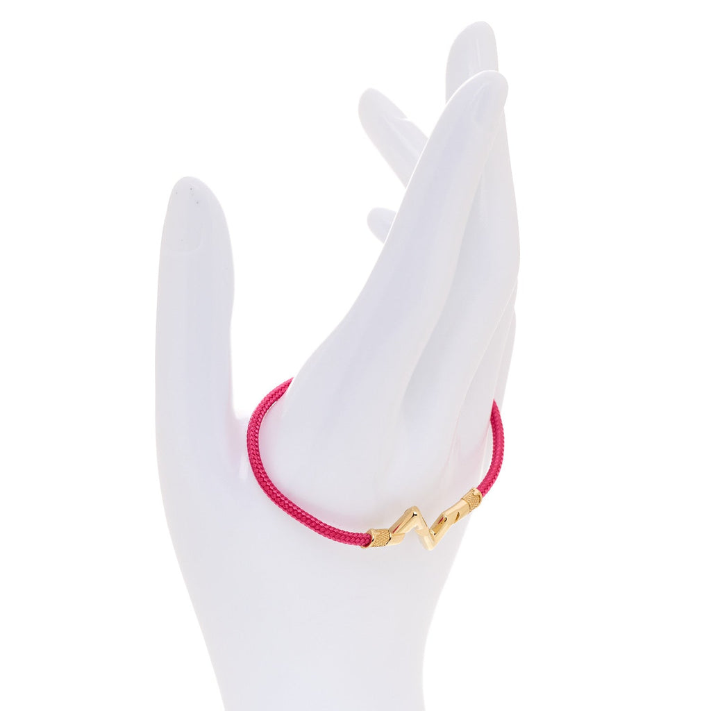 18K Yellow Gold Volt Upside Down Chain Bracelet Multi