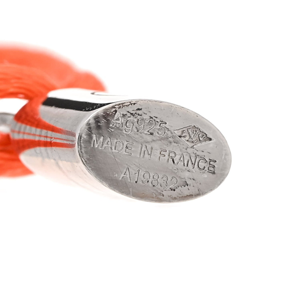 X UNICEF Sterling Silver Lockit Bracelet Orange