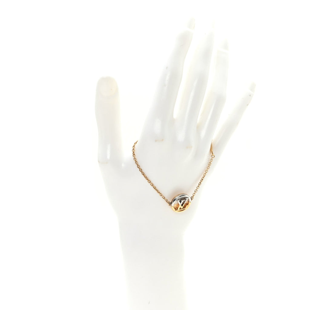 Metal L To V Bracelet Gold Silver