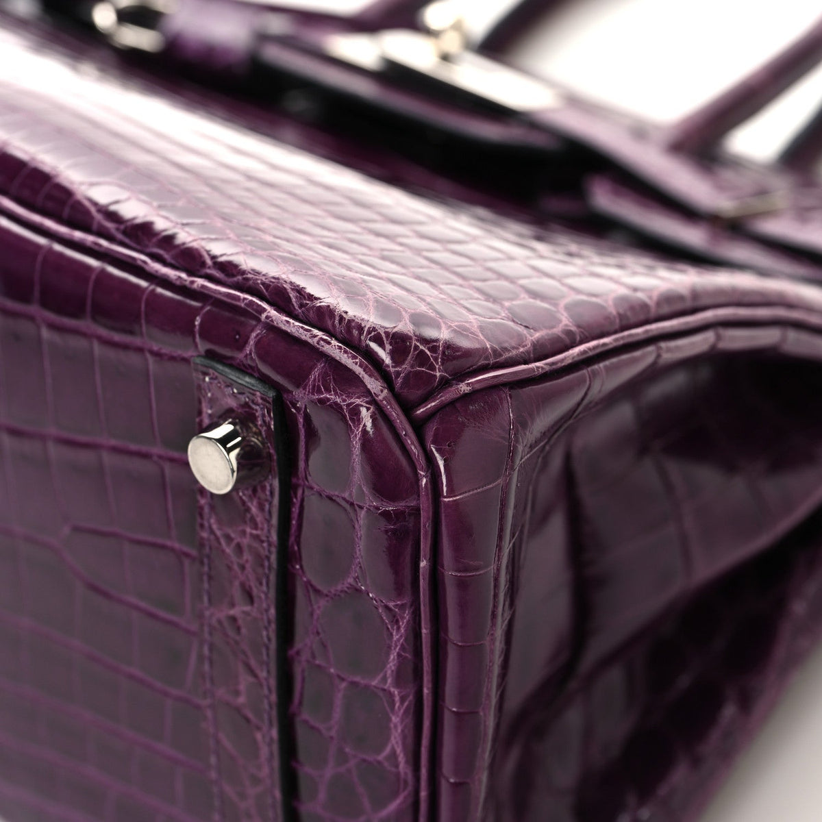 Shiny Niloticus Crocodile Birkin 30 Cassis
