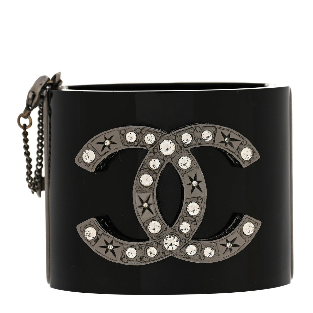 Resin Crystal CC Star CC Cuff Black