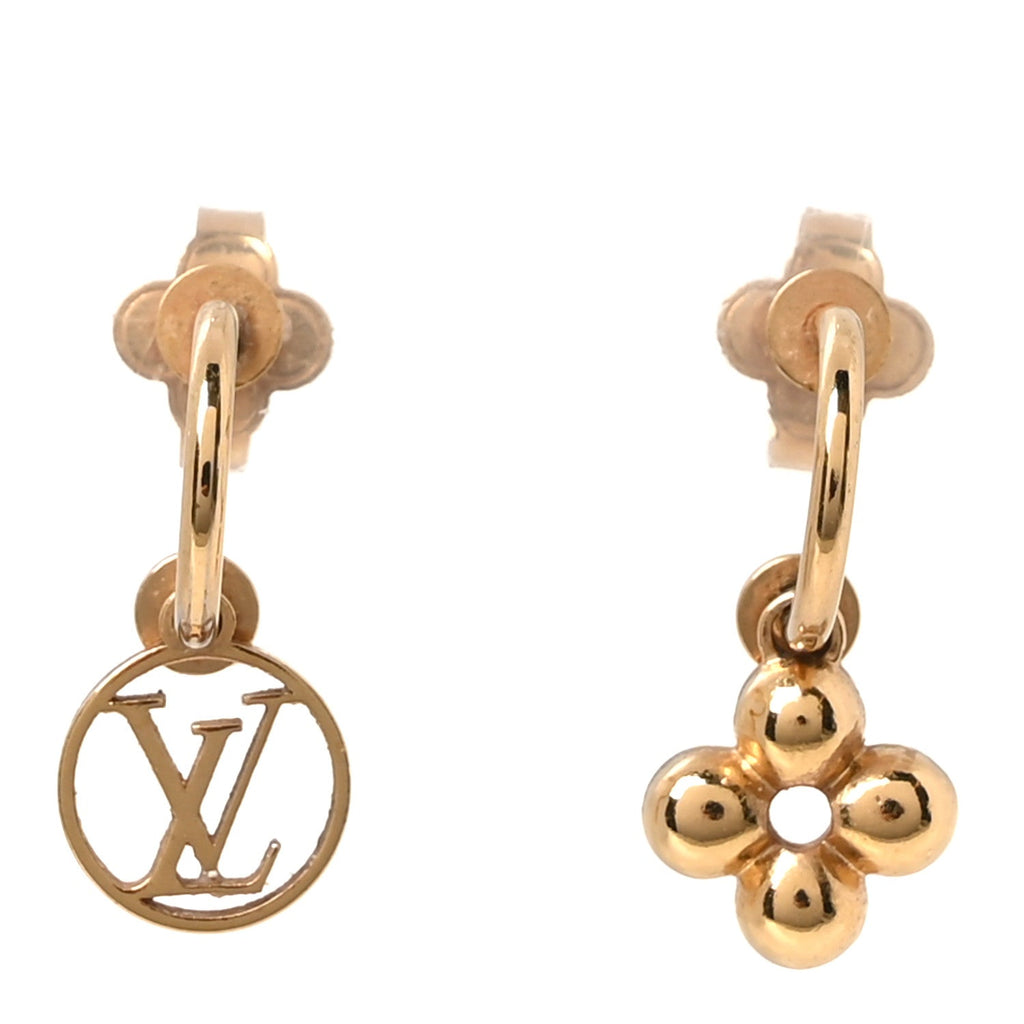 Brass Blooming Earrings Gold