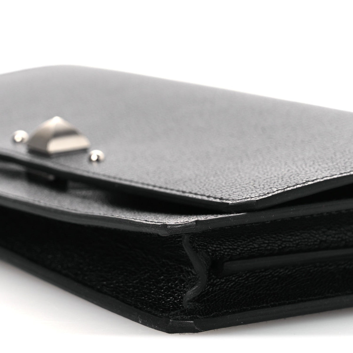 Chamkila Goatskin Medor To Go Wallet Black