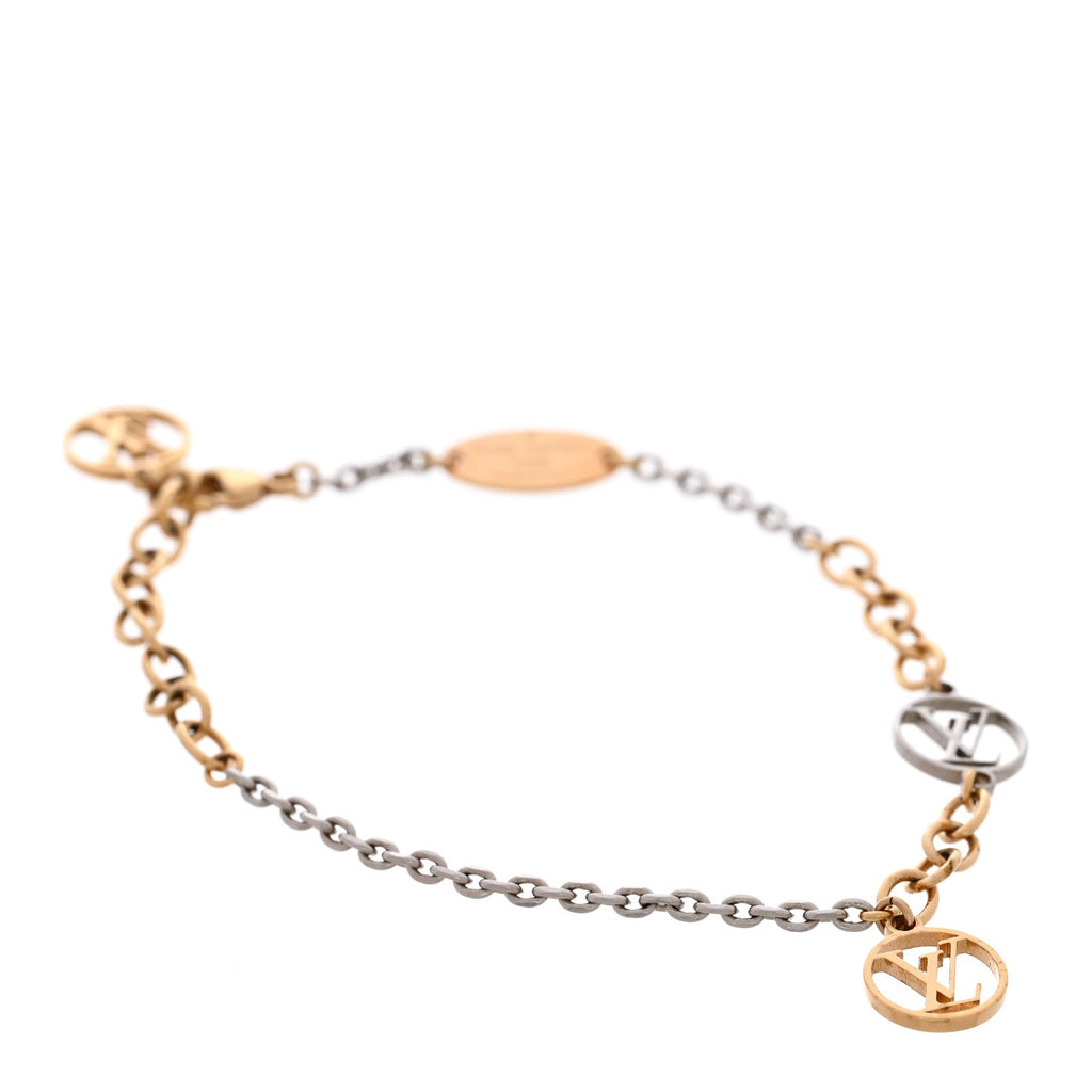Logomania Bracelet Silver Gold