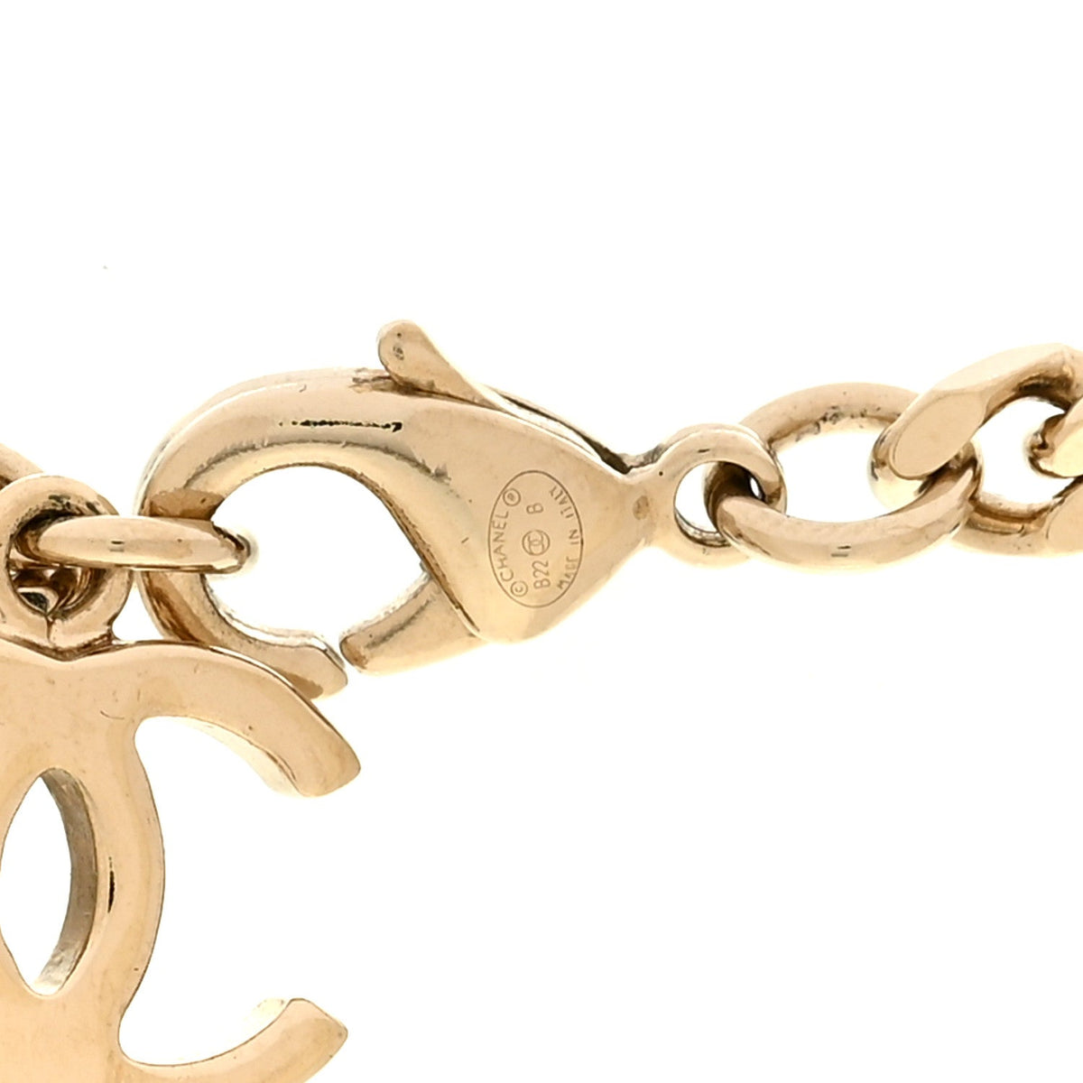 Crystal CC Choker Necklace Gold