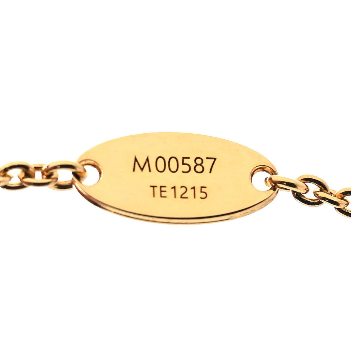 Metal Crystal LV Iconic Bracelet Gold