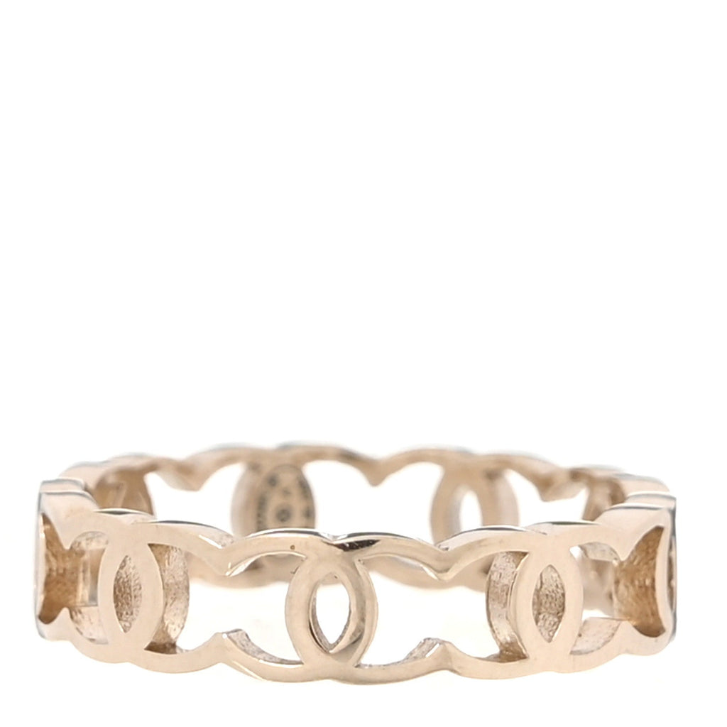 Metal CC Ring 53 6.25 Gold