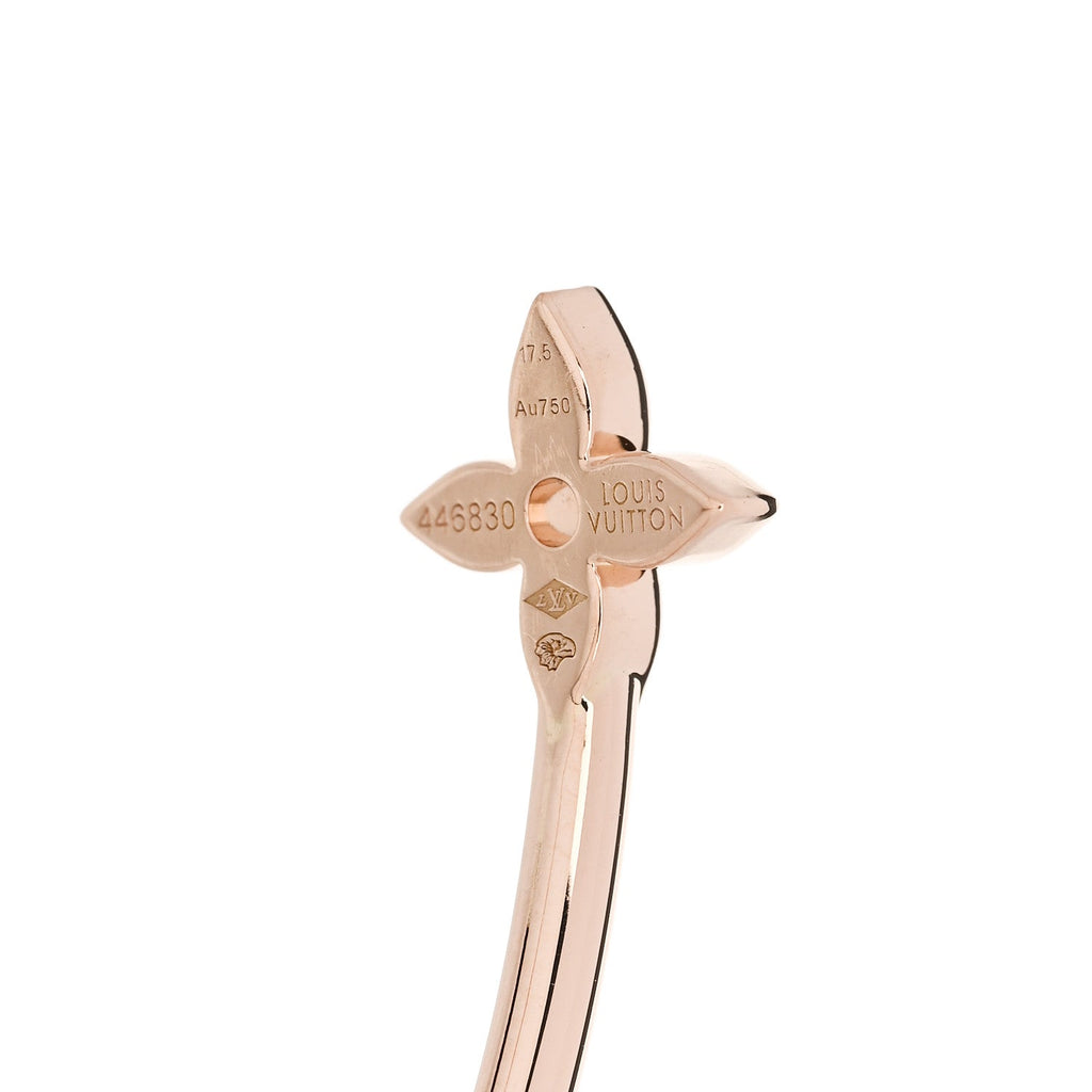 18K Pink Gold Diamond Idylle Blossom Twist Bracelet