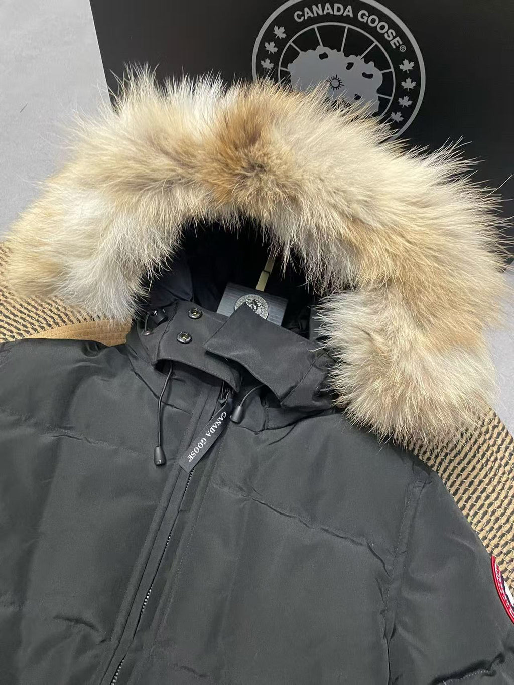 C. Goose Women's Chelsea Parka Black Cotton