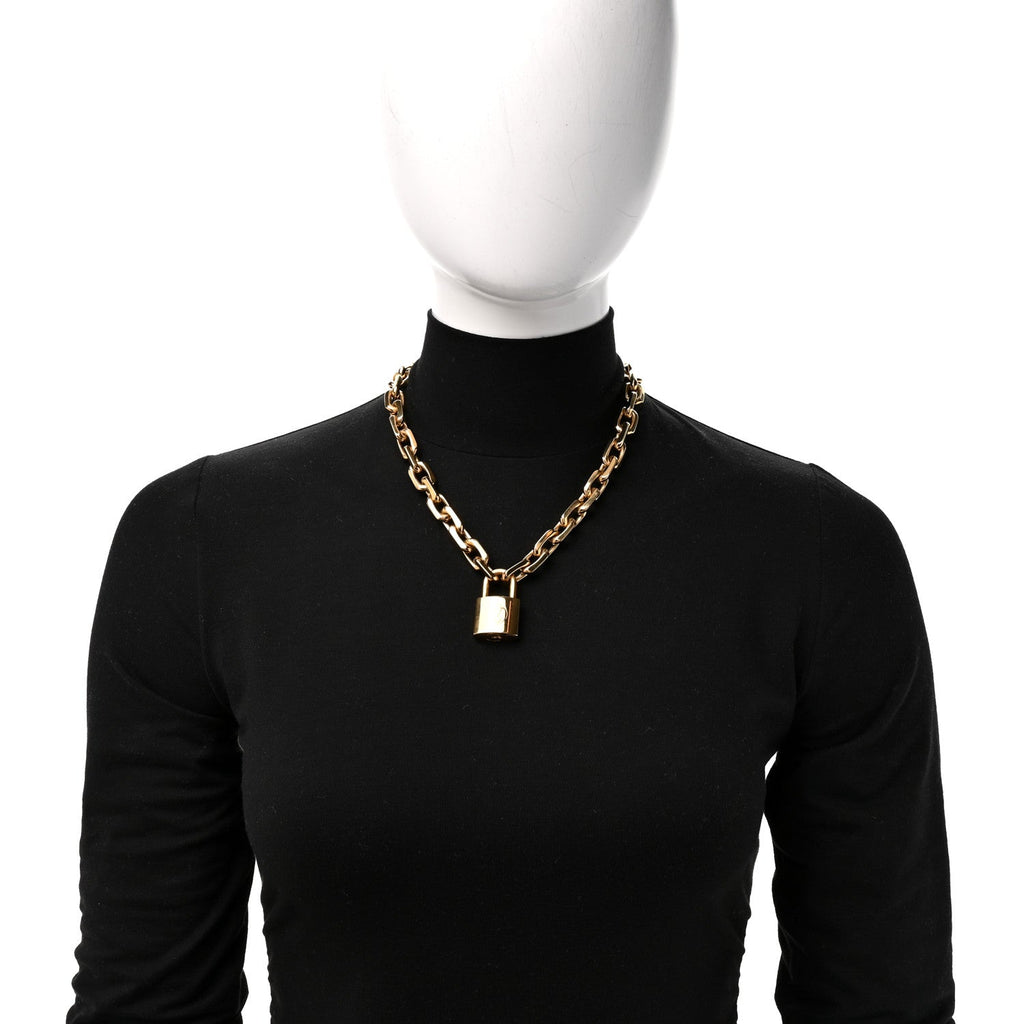 LV Edge Necklace Cadenas Gold