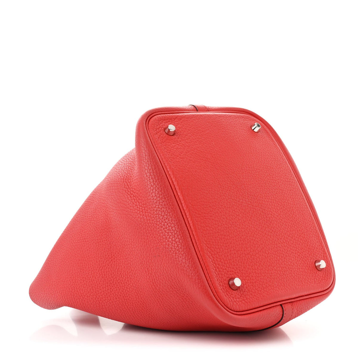 Taurillon Clemence Picotin Lock 22 MM Rouge Pivoine