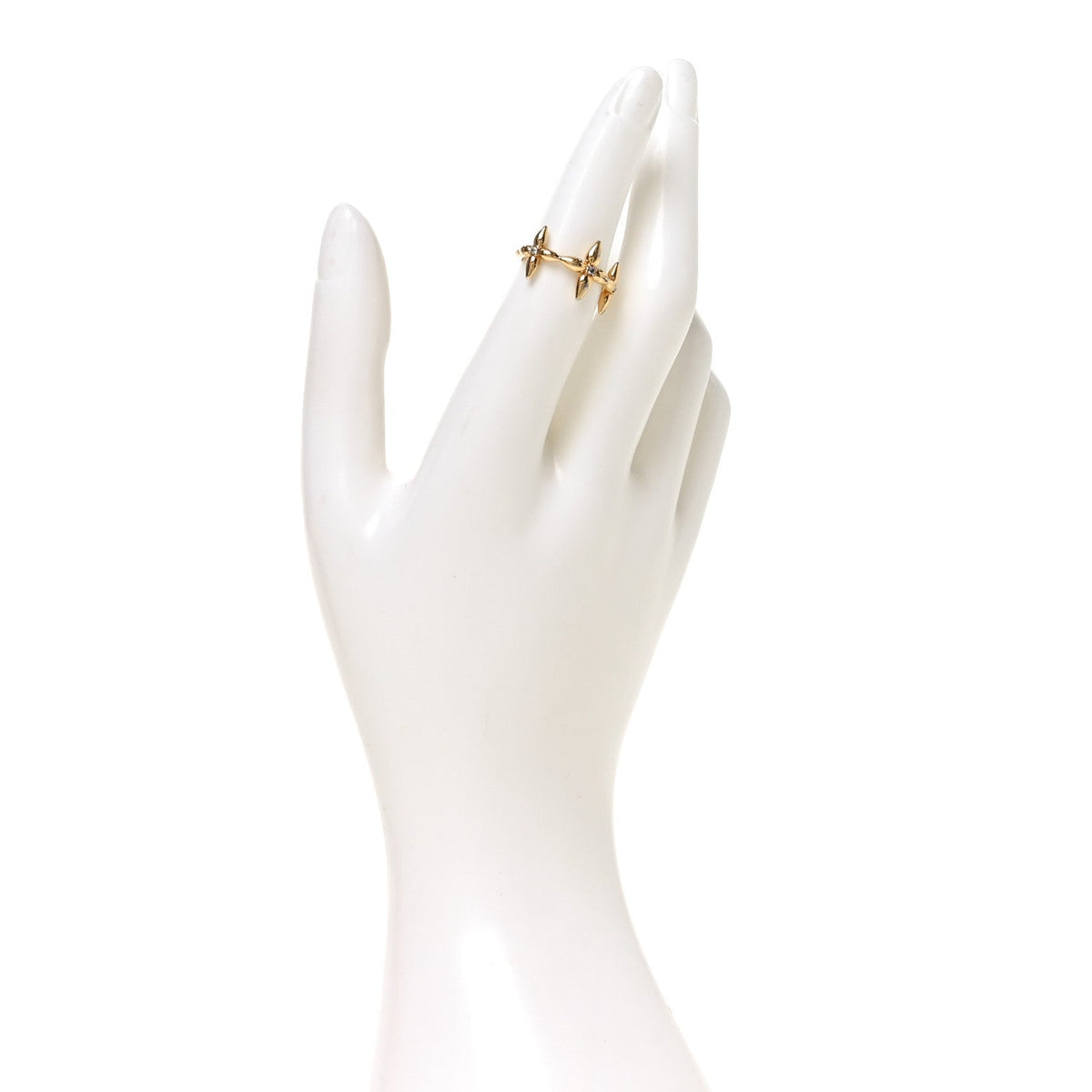 Metal Louisette Signature Ring S Gold