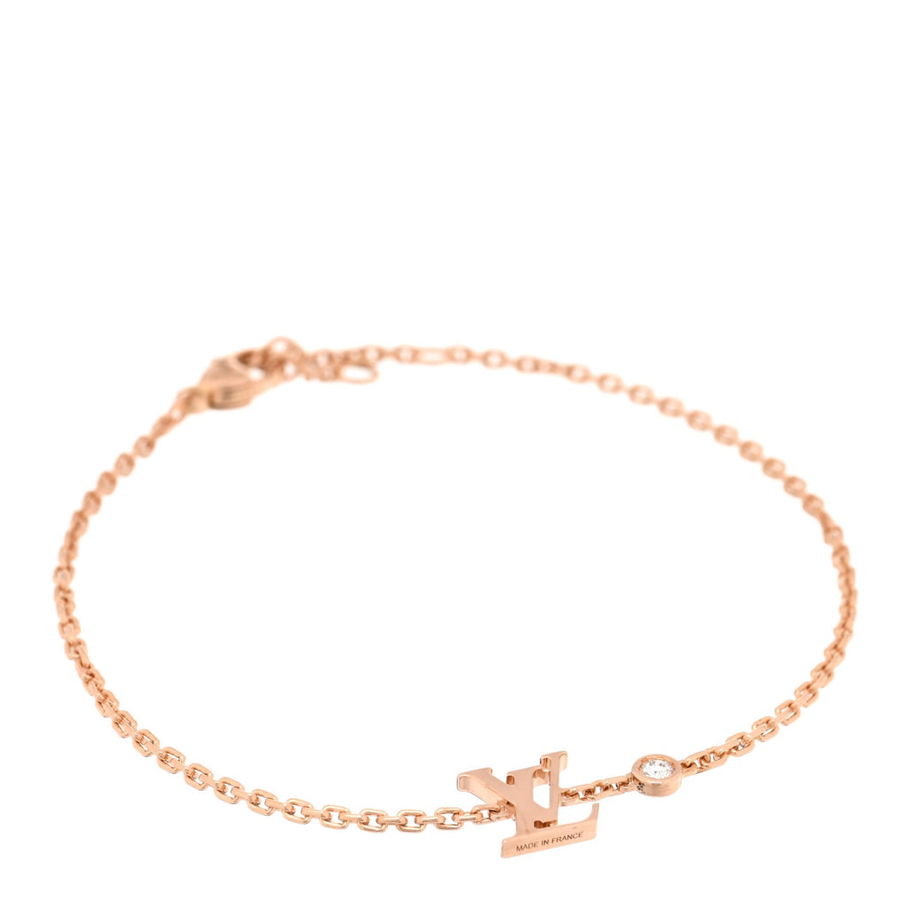 18K Rose Gold Diamond Idylle Blossom LV Bracelet