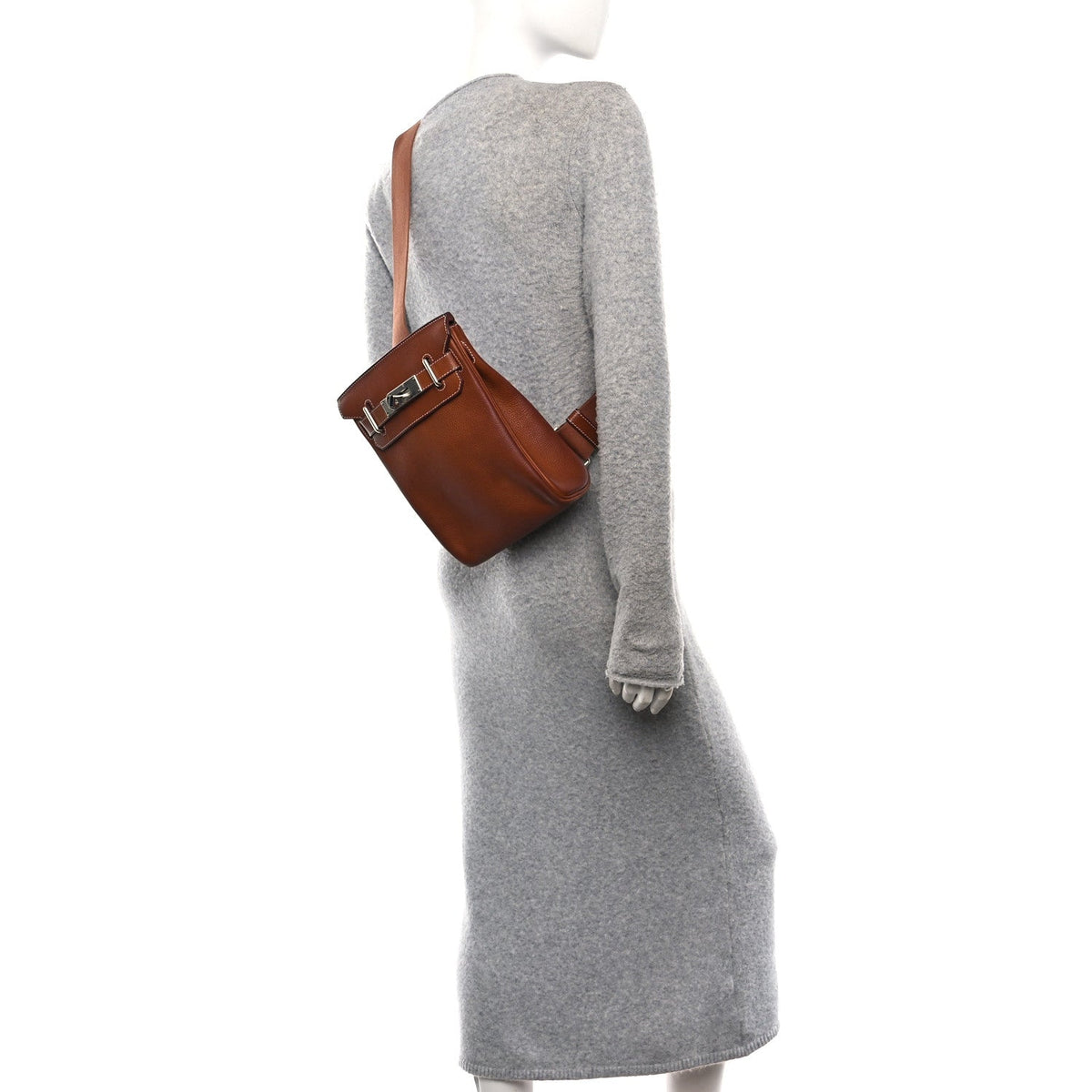 Natural Barenia Faubourg Hac A Dos PM Backpack Fauve