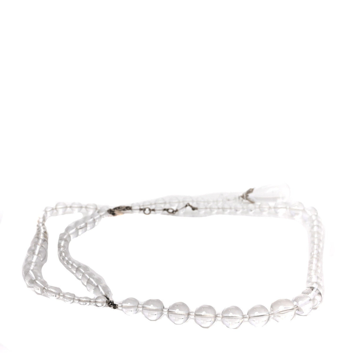 Transparent Bead Crystal CC Strand Belt