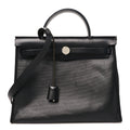Toile H Berline Vache Hunter Herbag Zip PM 31 Black Ecru