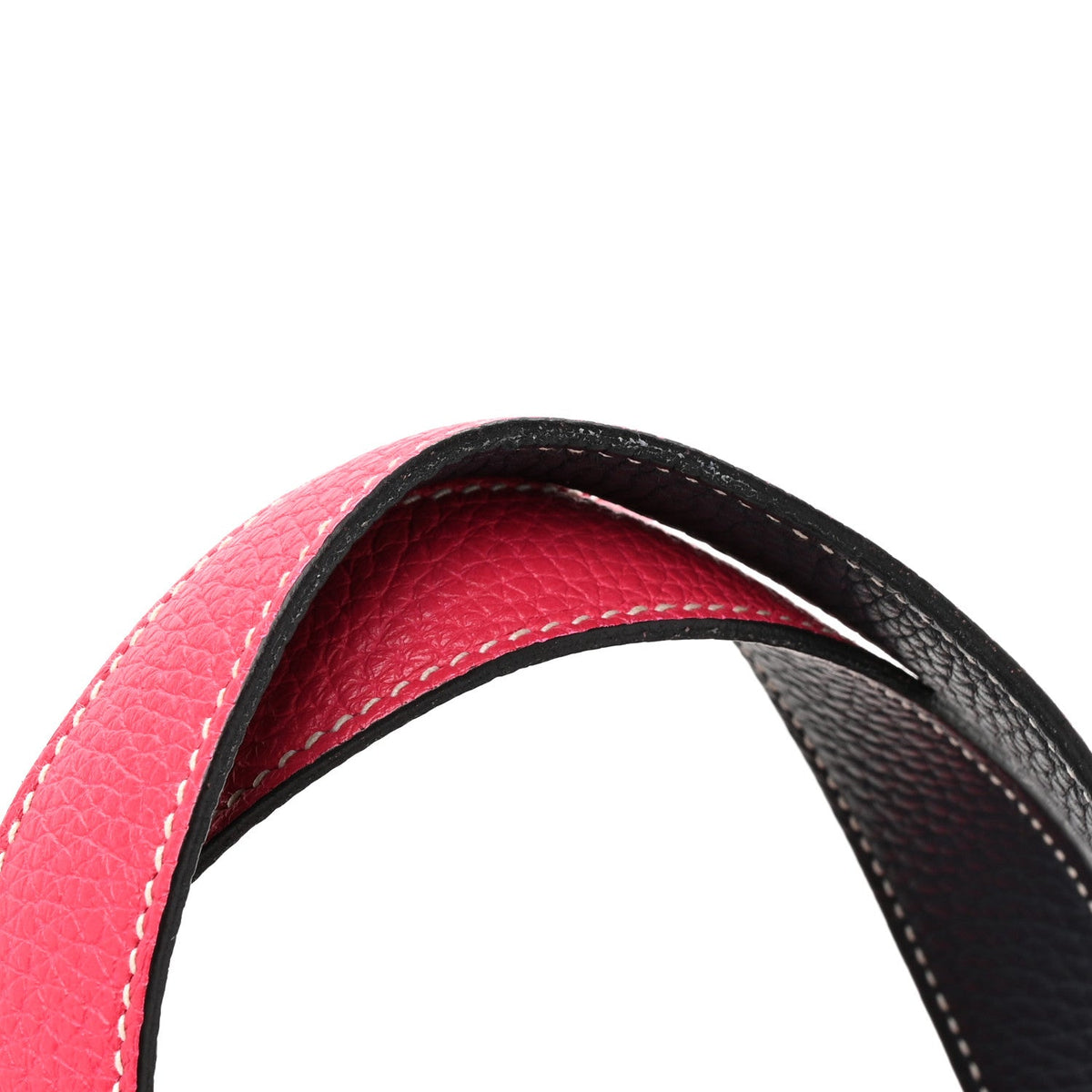 Taurillon Clemence Casaque Picotin Lock 18 PM Rose Extreme Bleu Nuit