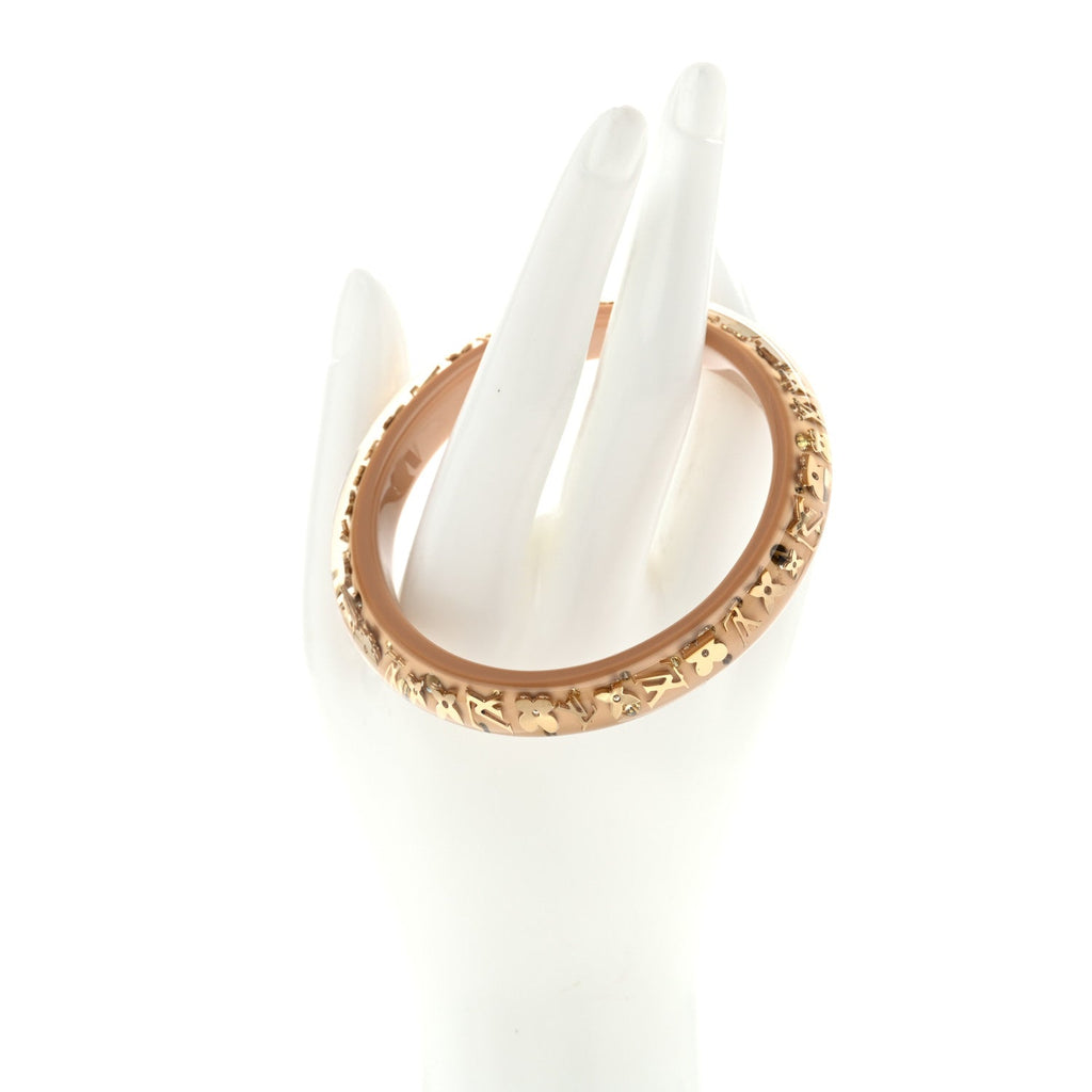 Resin Swarovski Small Inclusion Bracelet Beige