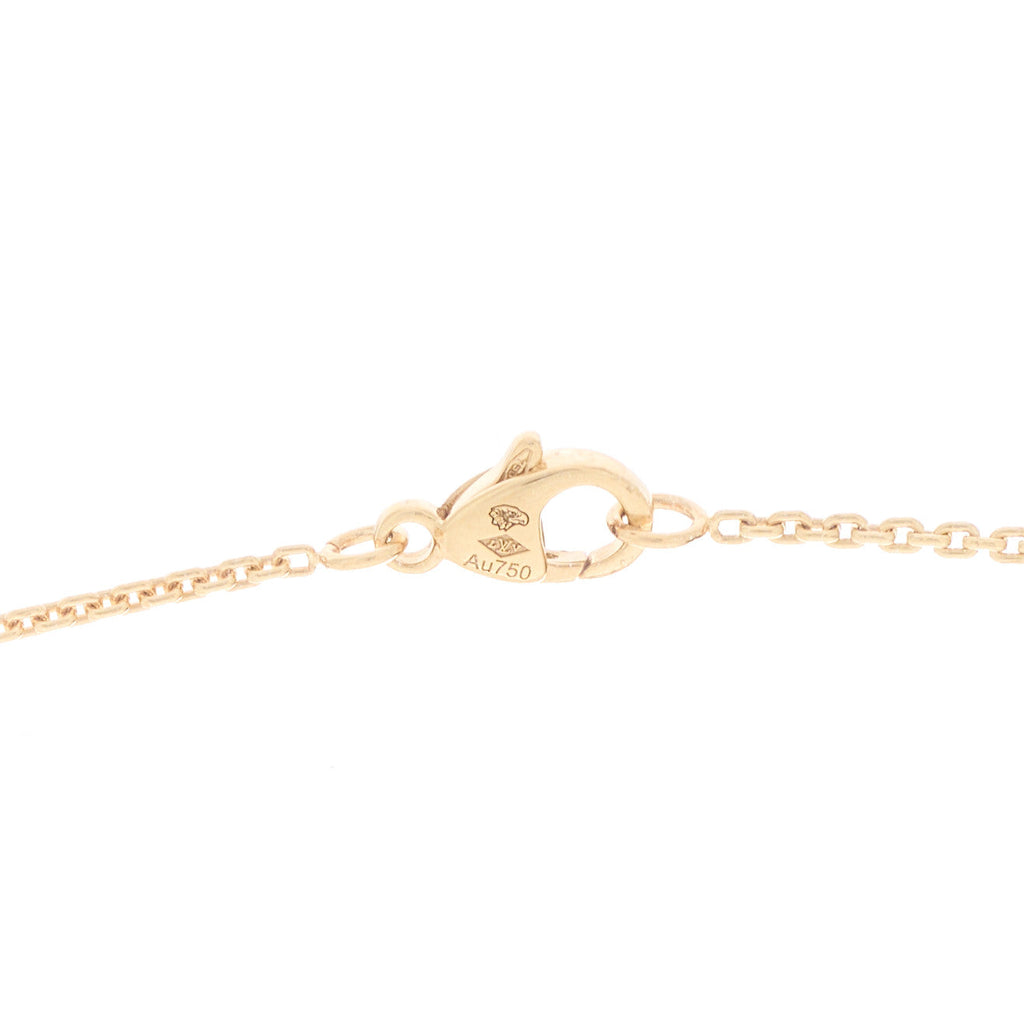 18K Pink Gold Diamond Idylle Blossom Pendant Necklace