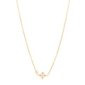 18K Pink Gold Diamond Idylle Blossom Pendant Necklace