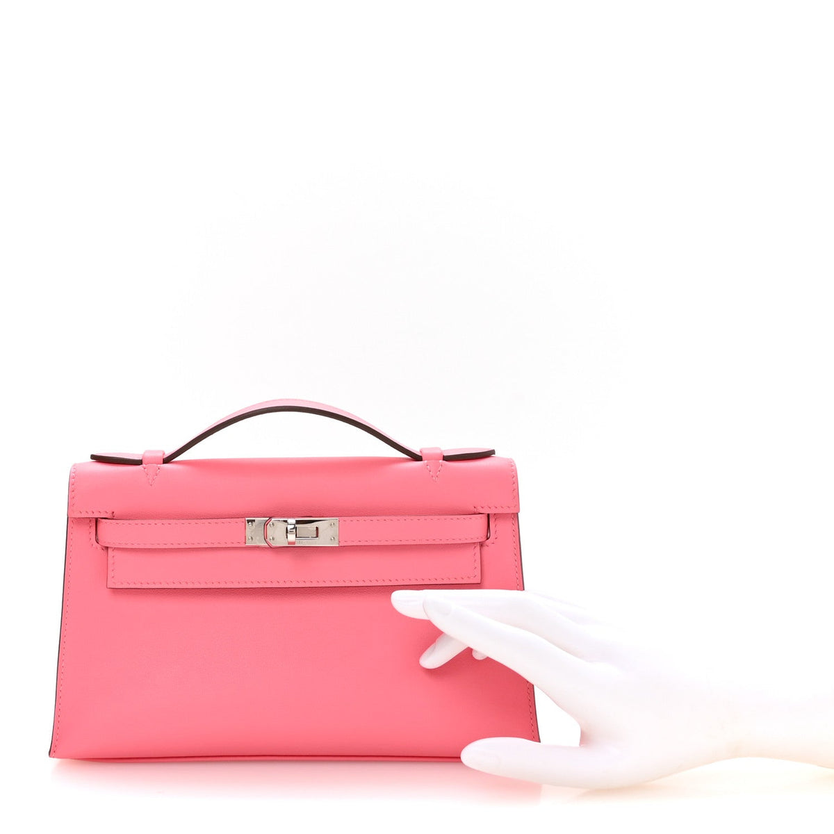 Swift Kelly Pochette Clutch Rose Azalee