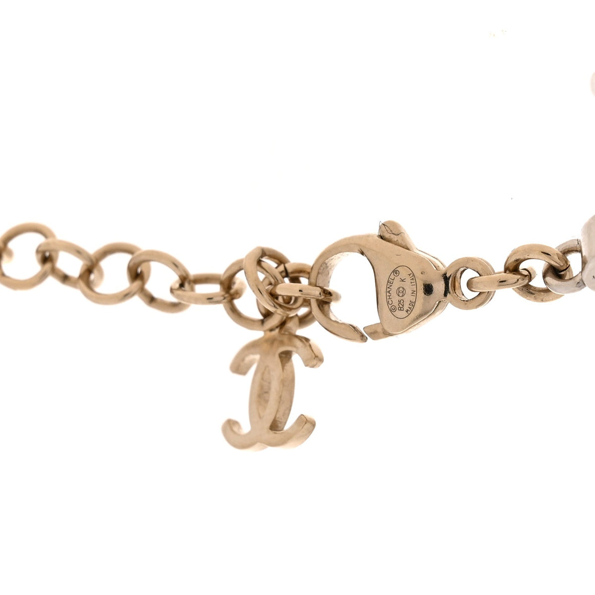Crystal CC Bow Pendant Necklace Gold Silver