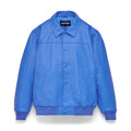 DEBOSSED WEB LEATHER JACKET
