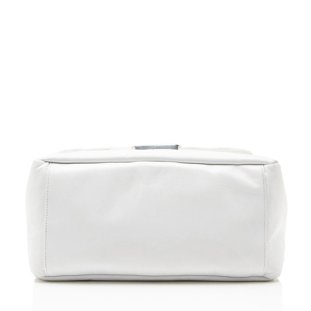 Balenciaga Calfskin Monaco Medium Shoulder Bag
