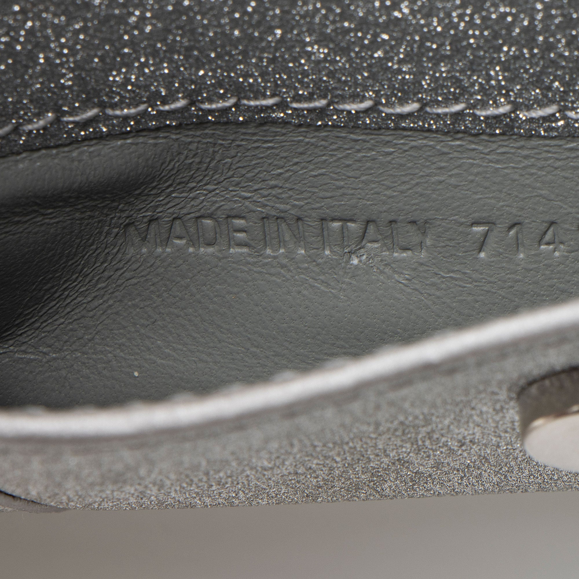 Balenciaga Glitter Hourglass XS Wallet on Chain