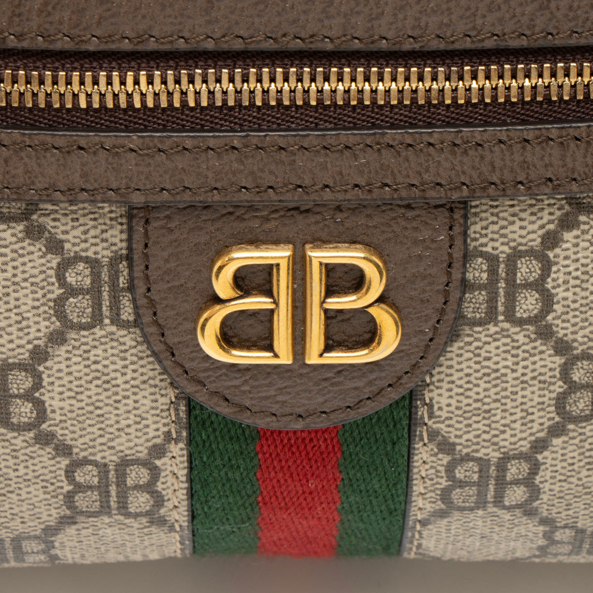 Balenciaga x Gucci BB Supreme Ophidia The Hacker Project Mini Shoulder Bag