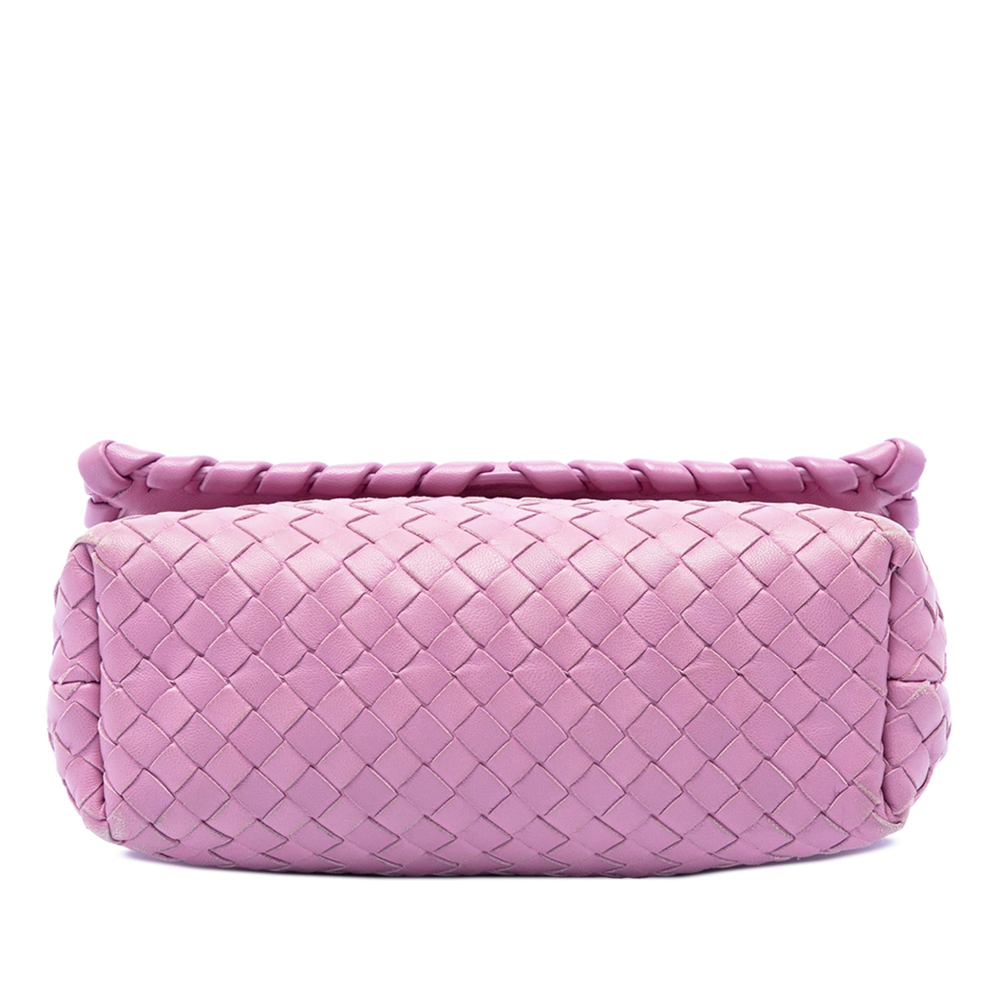 Bottega Veneta Baby Nappa Intrecciato Olimpia Crossbody