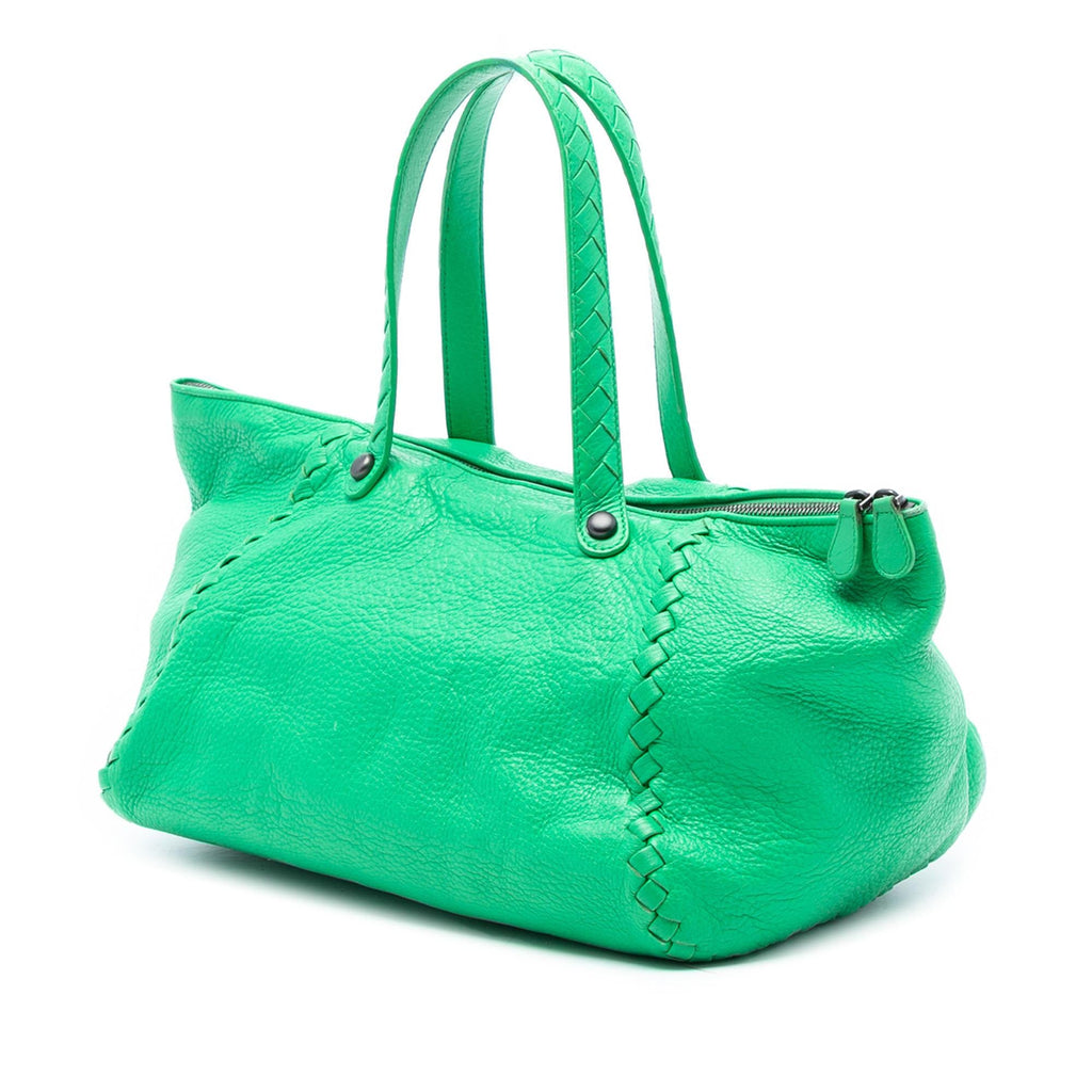 Bottega Veneta Intrecciato Trimmed Cervo Tote