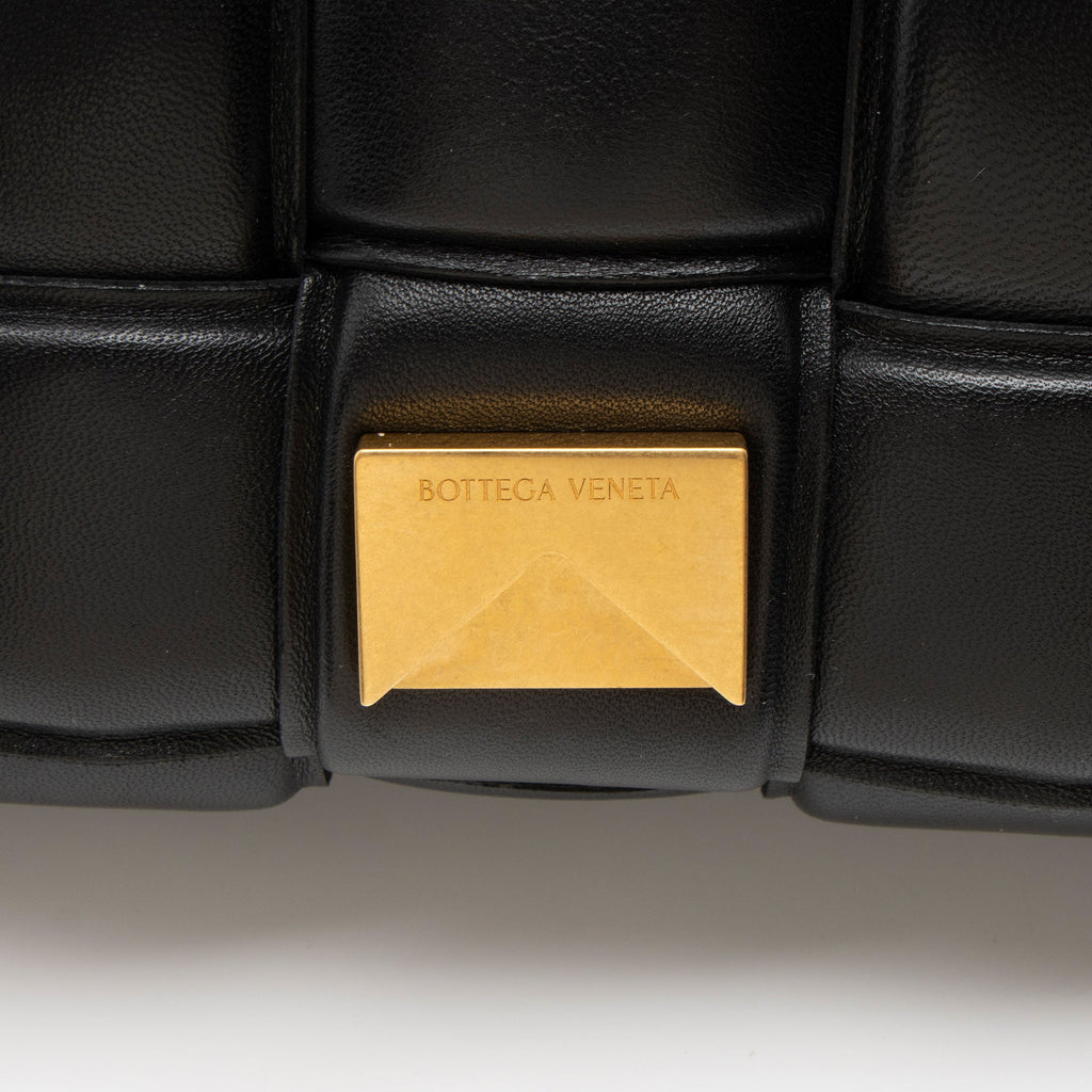 Bottega Veneta Lambskin Cassette Chain Maxi Shoulder Bag