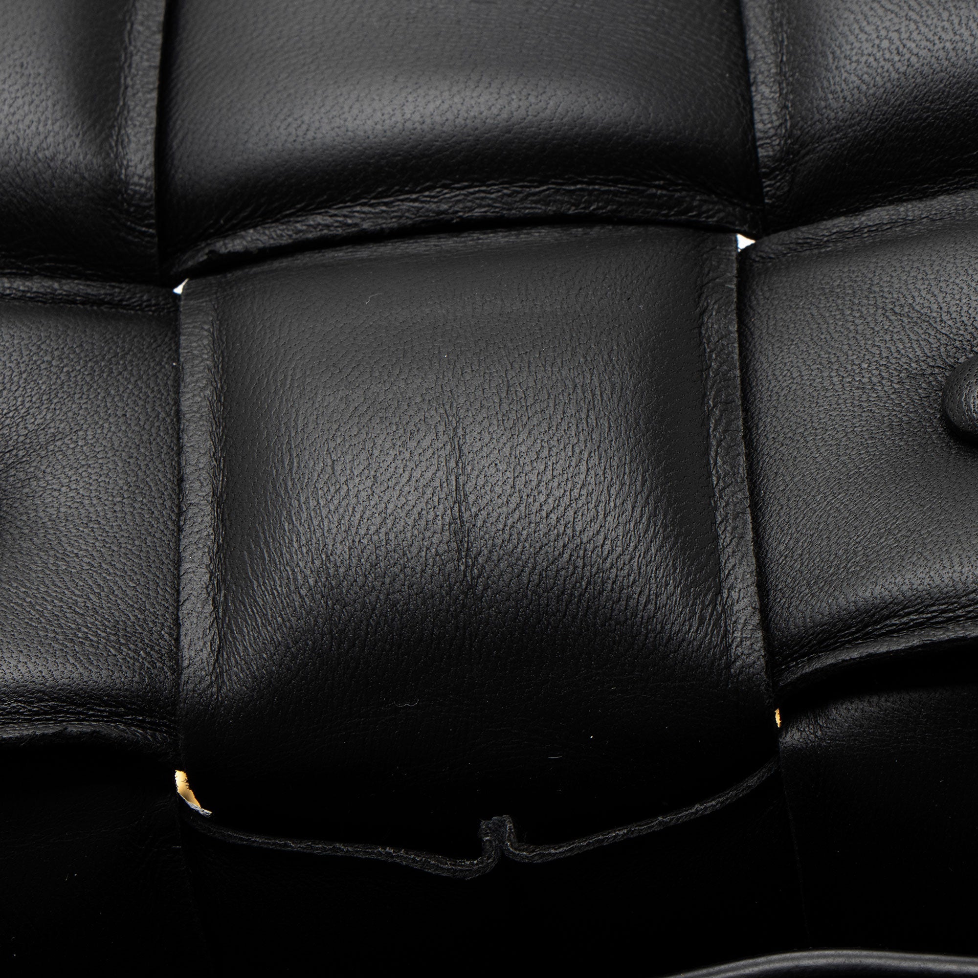 Bottega Veneta Lambskin Cassette Chain Maxi Shoulder Bag