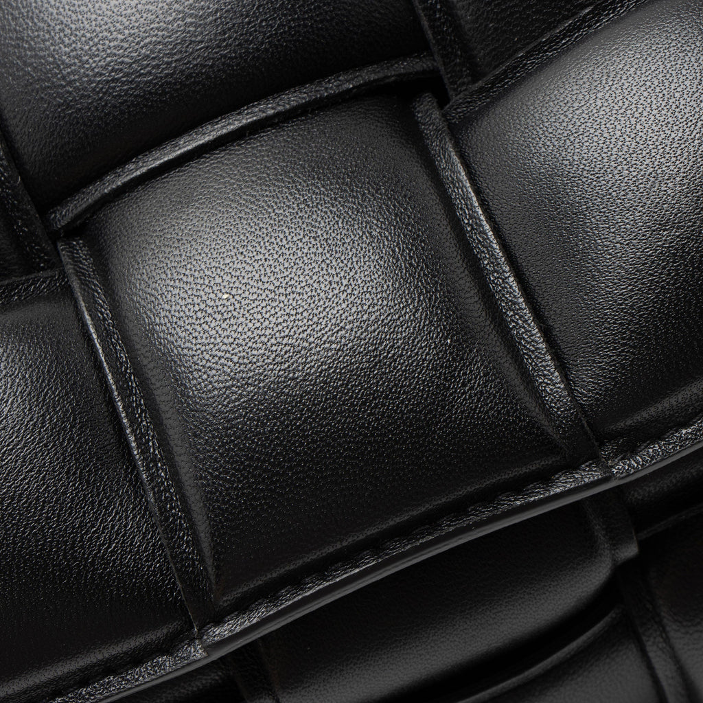 Bottega Veneta Lambskin Cassette Chain Maxi Shoulder Bag