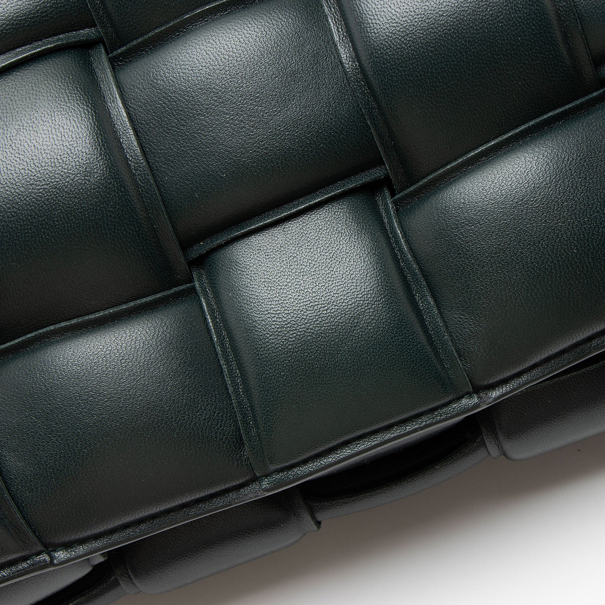 Bottega Veneta Lambskin Cassette Chain Maxi Shoulder Bag