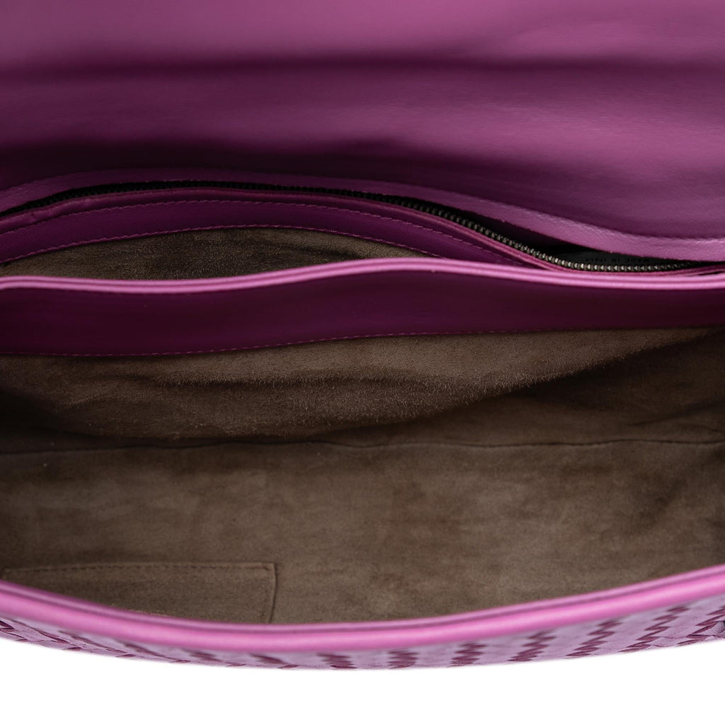 Bottega Veneta Medium Nappa Intrecciato Olimpia Shoulder Bag