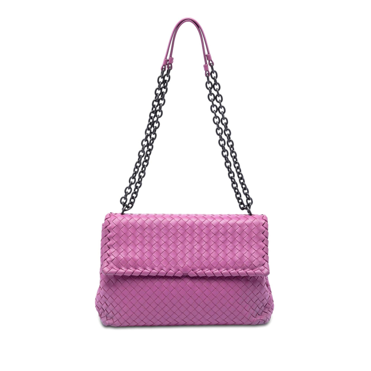 Bottega Veneta Medium Nappa Intrecciato Olimpia Shoulder Bag