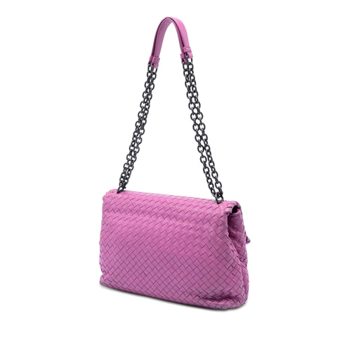 Bottega Veneta Medium Nappa Intrecciato Olimpia Shoulder Bag