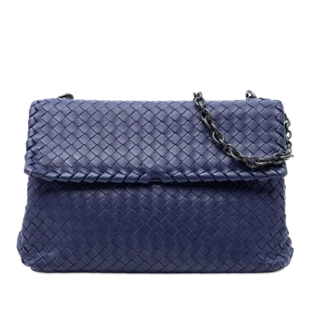Bottega Veneta Medium Nappa Intrecciato Olimpia Shoulder Bag
