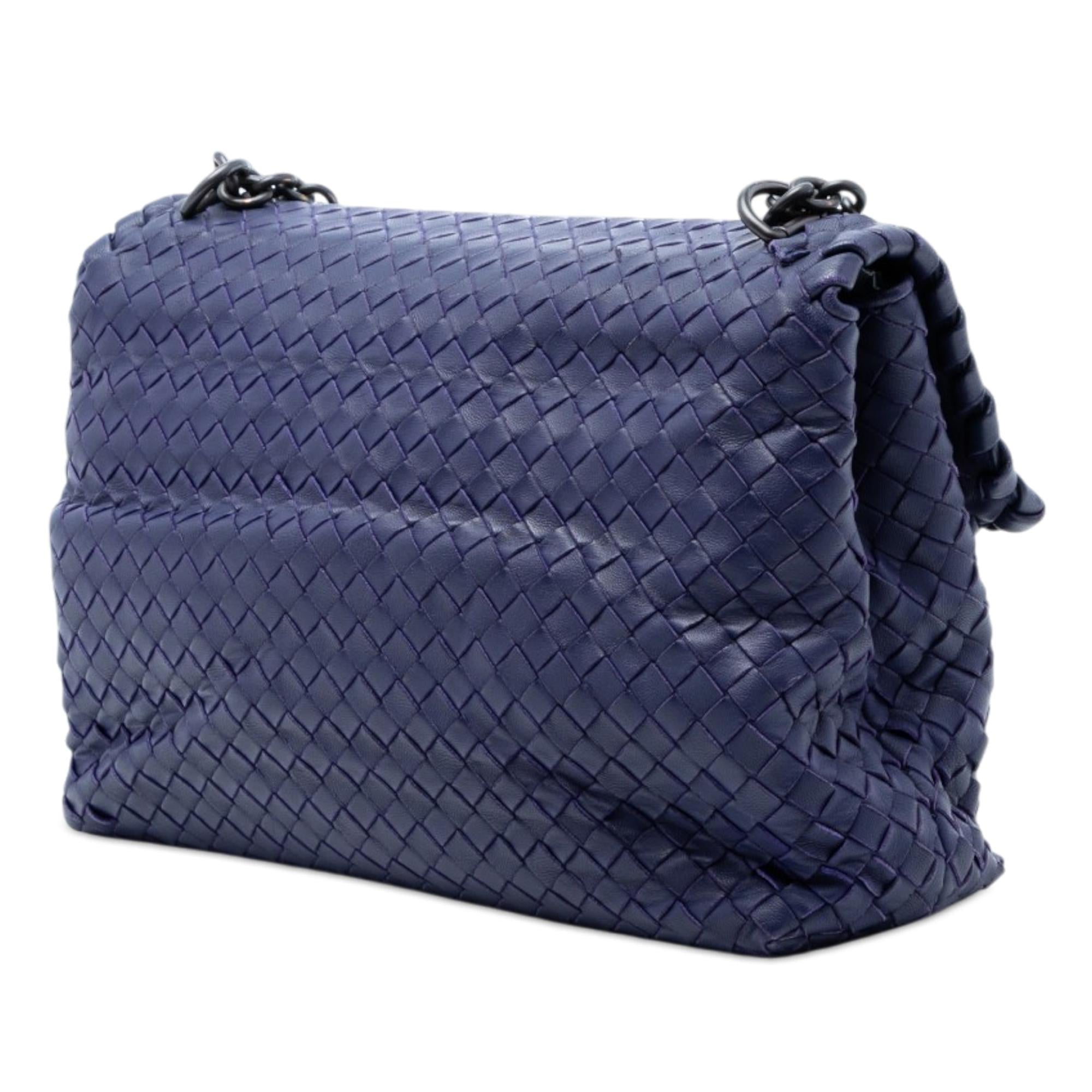 Bottega Veneta Medium Nappa Intrecciato Olimpia Shoulder Bag
