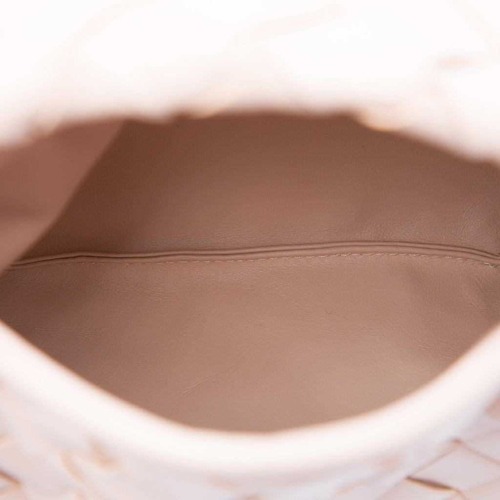 Bottega Veneta Mini Calfskin Intrecciato Hop Satchel