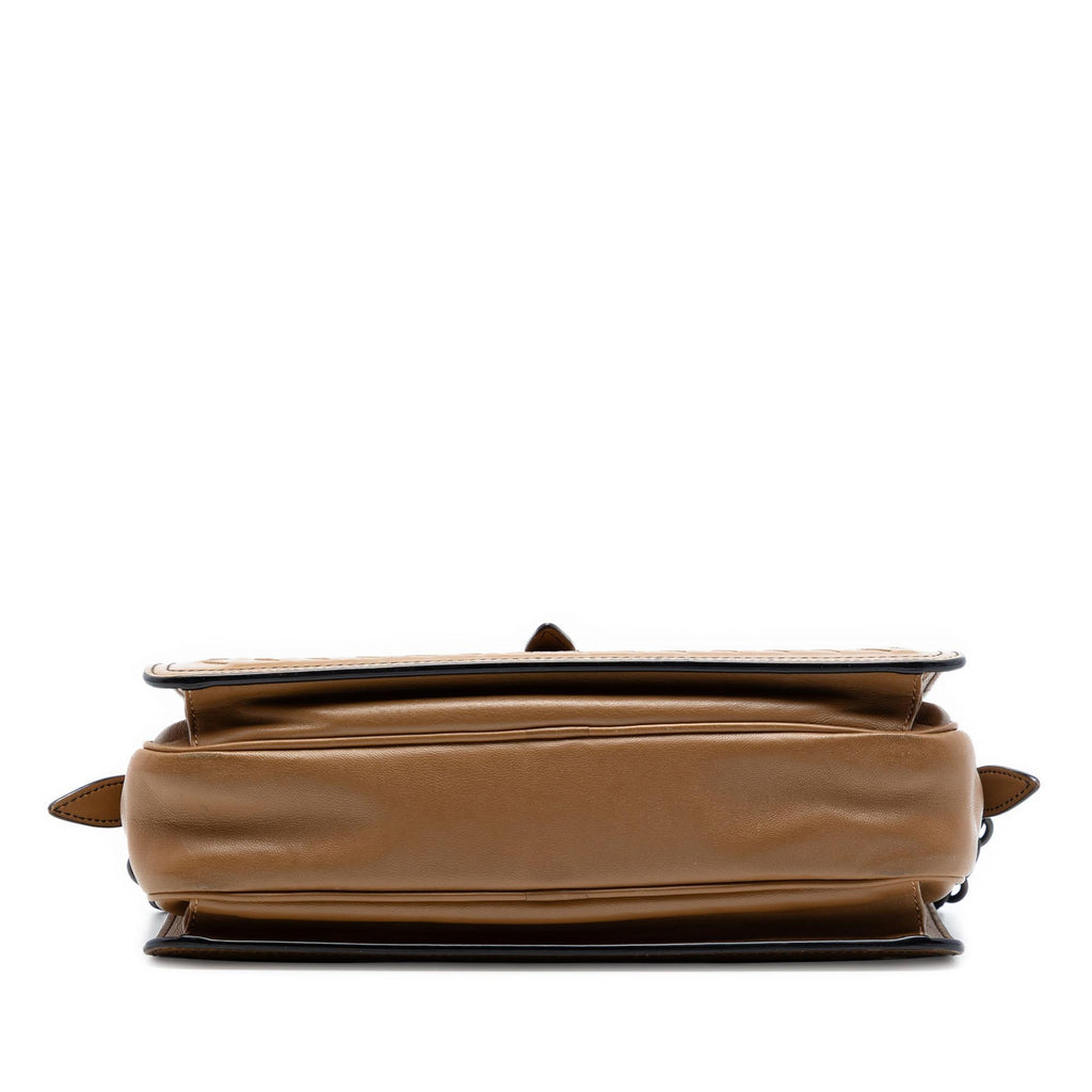 Bottega Veneta Nappa Intrecciato Belt Flap Camera Bag