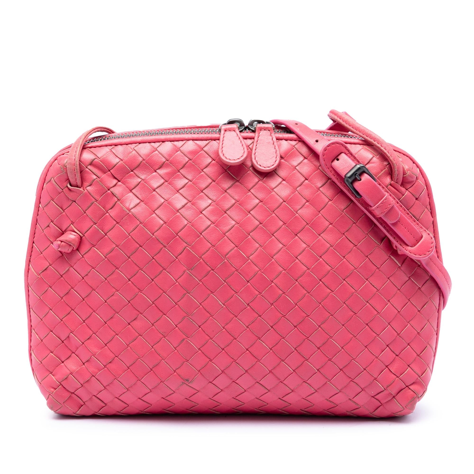 Bottega Veneta Nappa Intrecciato Nodini Crossbody